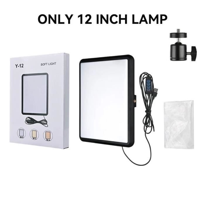 Kit Softbox 1600W éclairage Studio Photo - 3 Boîtes à Lumière LED Avec Supports Réglables - 6