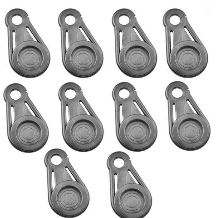 Clips de bâche Heavy Duty Tarp Serrure en plastique Grip alpinisme