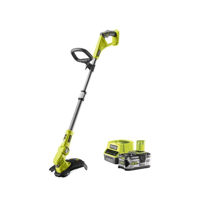 Coupe BorduresDresse Bordures 18V Ø Coupe 25 30 cm Ø Fil 1 x 1 6 mm Tube télescopique 1 Batterie Lithium+ 18V 5 0 Ah et 1 Chargeur Rapide 2