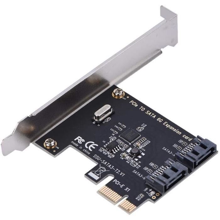 Carte D'Extension 2 Ports SATA III 6Gbit/s - Contrôleur PCI-Express