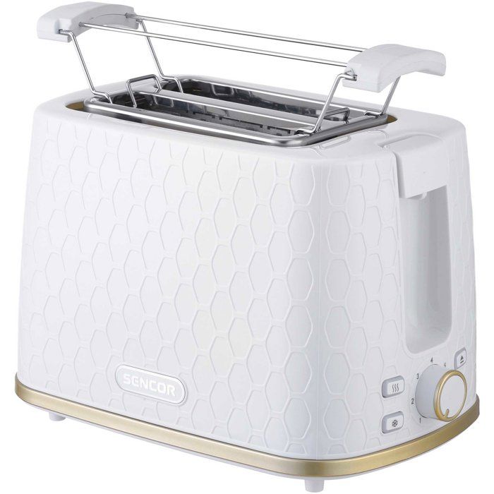 Grille pain Sencor STS 7200WH EUE3 Décongélation et réchauffe Centrage automatique 7 niveaux 2 fentes