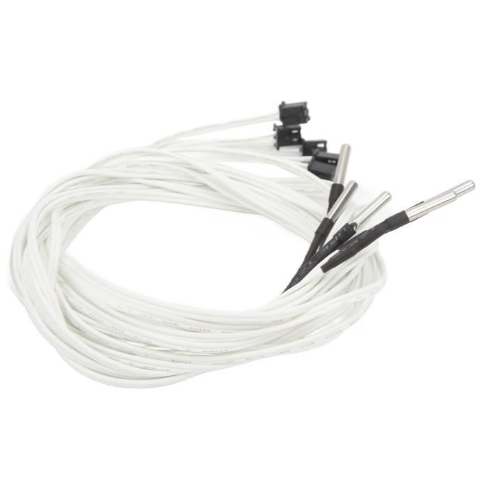 10 Capteurs Température Thermistance MF52 | Haute Précision 10K-B3435 | Câble 30mm | Pour Appareils électroniques Et électroménagers