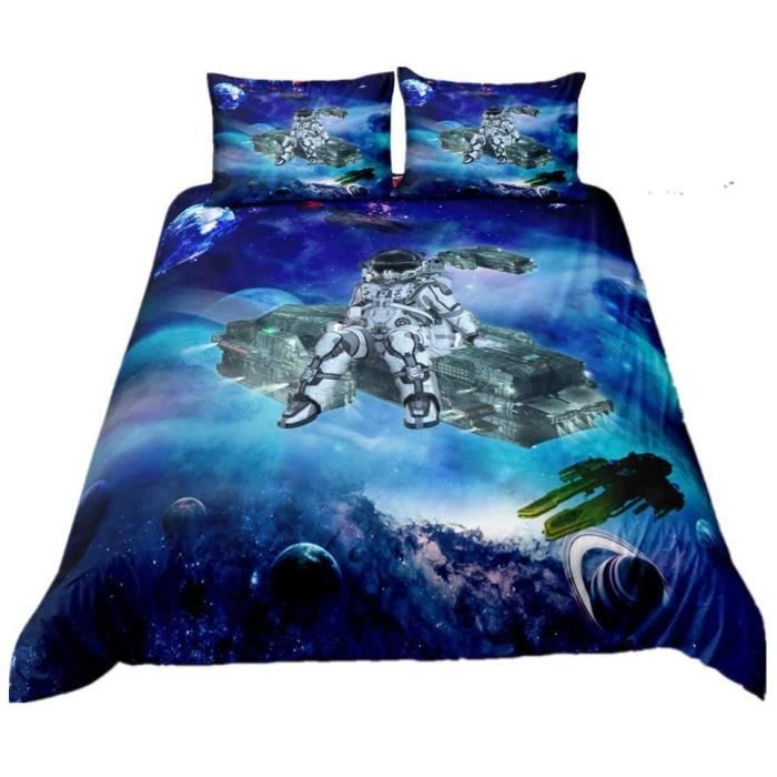 Galaxie Etoile Parure De Lit Enfant 2 Personnes Cosmique L Espace Astronaute Aventure Sujet Housse De Couette 220x240 Cmup283549gala Achat Vente Housse De Couette Seule Cdiscount