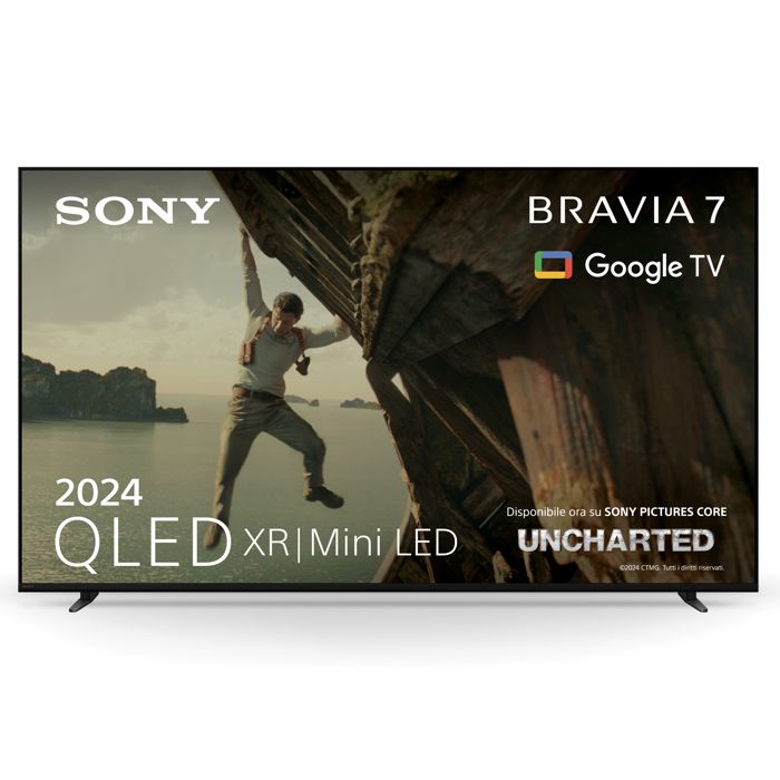 TV QLED Sony Bravia 7 75XR70 189 cm 4K UHD Google TV 2024 - vue 5
