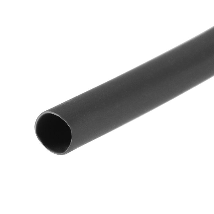 Gaines Thermorétractables 4:1 - Lot De 2 (noir Et Rouge), Diamètre 12 Mm, Longueur 2 M, Avec Colle Intérieure