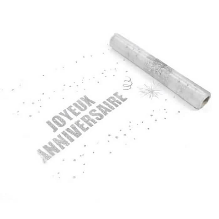 Chemin De Table Joyeux Anniversaire Paillete Argent 29cm X 5m X1 R Org642 Achat Vente Chemin De Table Jetable Cdiscount
