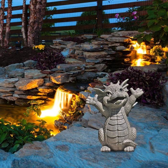 Bouddha Exterieur Jardin Dragon Statue Décor À La Maison Résine Zen Yoga Dragon Jardin Décoration Dragon Bouddha Art Bouddha Exterieur Jardin 100 Cm