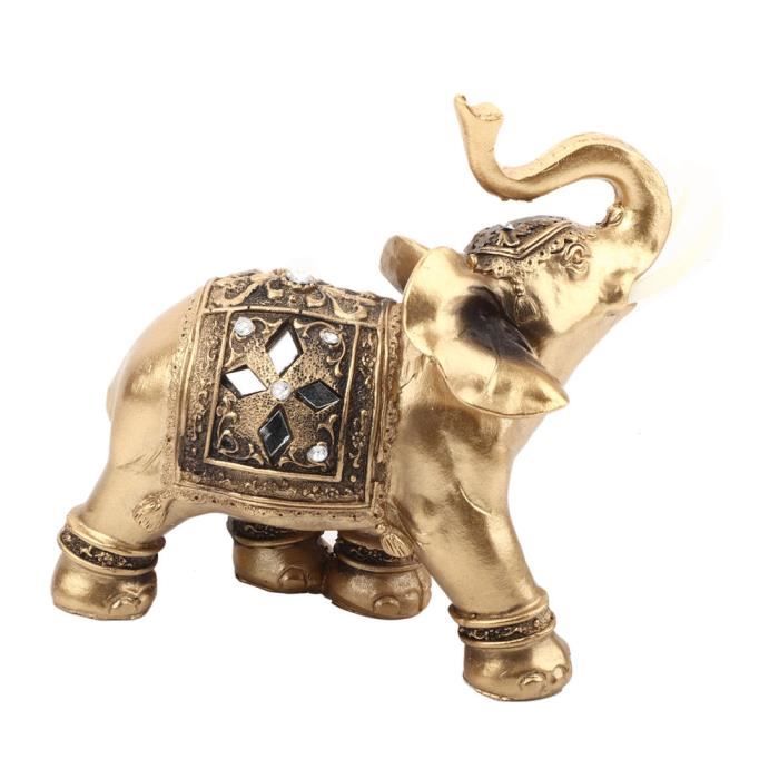 TMISHION décoration intérieure Figurine de statue élégante dorée avec