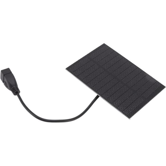 Panneau Solaire 3W 5V Pour Sonnette Ring - Étanche IP66 - Câble 1.2m Avec Support Orientable
