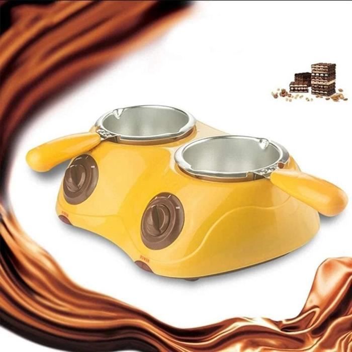 Mini Machine à Fondue Au Chocolat Électrique - Fondoir Tempérage 250ml Avec Accessoires
