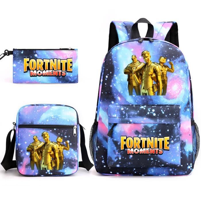 Fortnite Sac Dos pour gar on Filles Ensemble de 3 pi ces