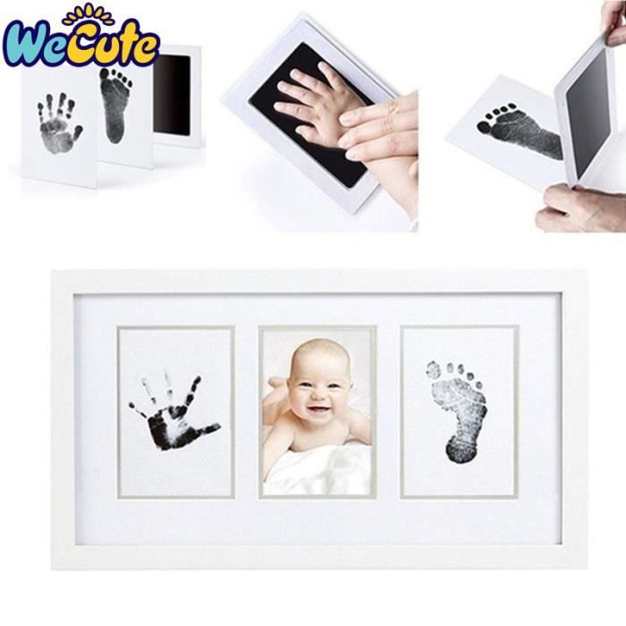 Baby Handprint Et Empreinte Kit Cadre Empreintes Main Baby Print Photo Empreinte Bebe Cadre Photo Cadeau Pour Nouveau Nee Rouge Cdiscount Beaux Arts Et Loisirs Creatifs