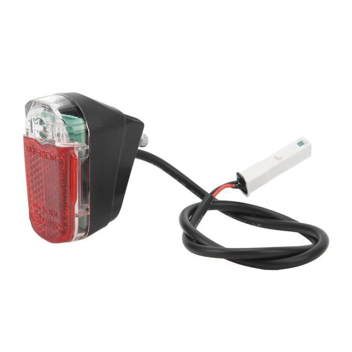 Feu Arrière Vélo 48V - Lampe LED Rouge/frein, Taille 110x60x35mm, Facile à Installer, Pour VAE électrique