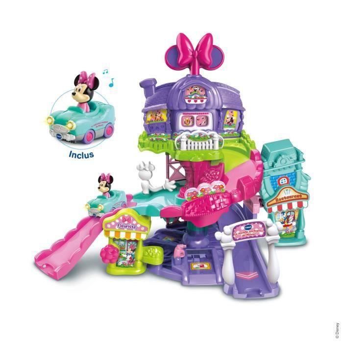 Tut Tut Bolides - VTECH - Le Monde Enchanté de Minnie (+ Cabriolet Magique)  - Age: 12 mois - Licence: Minnie - Cdiscount Jeux - Jouets