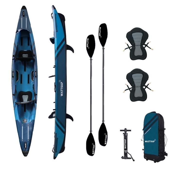 Kayak gonflable Wattsup TORPEDO 2 Places 426x78 cm (13'9"x31