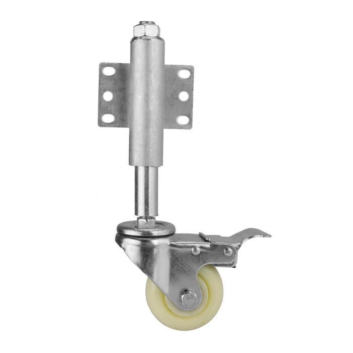 Roue De Portail - VBESTLIFE - Roulette Pivotante à Ressort - Diamètre 50 Mm - Charge 50 Kg