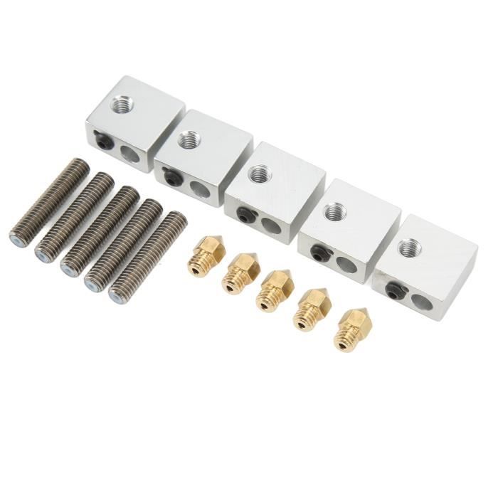 Kit Hotend D'Imprimante 3D Avec Buse Intégrée 0.2mm - Haute Précision Pour Détails Fins - Compatible P1P/P1S Et Autres