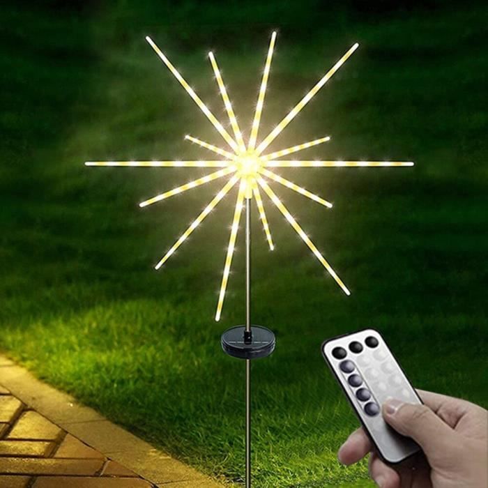 Lot de 2 Lampe solaire en forme de pierre, éclairage extérieur LED à Lot de 2 Lampe solaire en forme de pierre, éclairage extérieur LED à