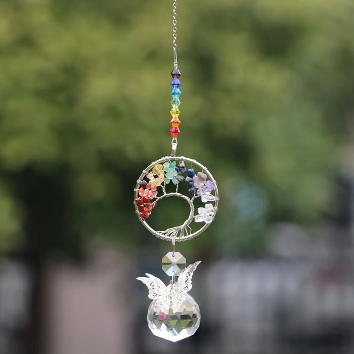 Boule De Cristal Prismatique 60 Mm - Déco Arc-en-ciel - Maison, Bureau, Hôtel