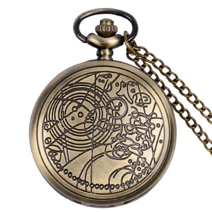 Tiong Montre De Poche Vintage à Quartz Avec Pendentif En Forme De Pieuvre - Cadeau Pour Enfants - Cadeau De Noël Ou D'Anniversaire, Style 8, Unisex, Nan