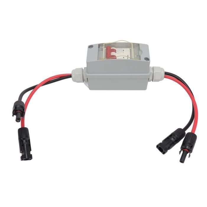 Disyuntor Solar DC 500V 32A IP65: Protección Y Seguridad Para Tus Paneles Solares (MCB 2P + Caja Impermeable)