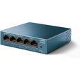 TP-Link Switch Ethernet (LS105G) Gigabit 5 ports RJ45 metallique 10/100/1000 Mbps, Idéal pour étendre le réseau câblé pour les PME e-1
