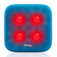 Lampe Knog Blinder - 4 LED rouge, standard bleu - Accumulateur / batterie-1