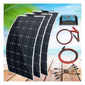 Panneau Solaire Portable 20W Avec Chauffage Et Batterie - Pour Extérieur, Recharge D'appareils