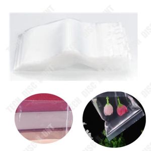 200 Pièces Sachets Transparents Pour Biscuits, Cellophane Alimentaire Sachet Bonbon Petit Avec Bande Collante Sachet Plastique Transparent Pour Boulangerie, Biscuit, Bonbons, Bijoux (8 × 10+3cm