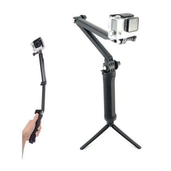 Bras Flexible Pour Caméra D'Action – Perche Souple 50cm – Aluminium/Silicone – Vis 1/4″ – Compatible Insta360, GoPro, DJI