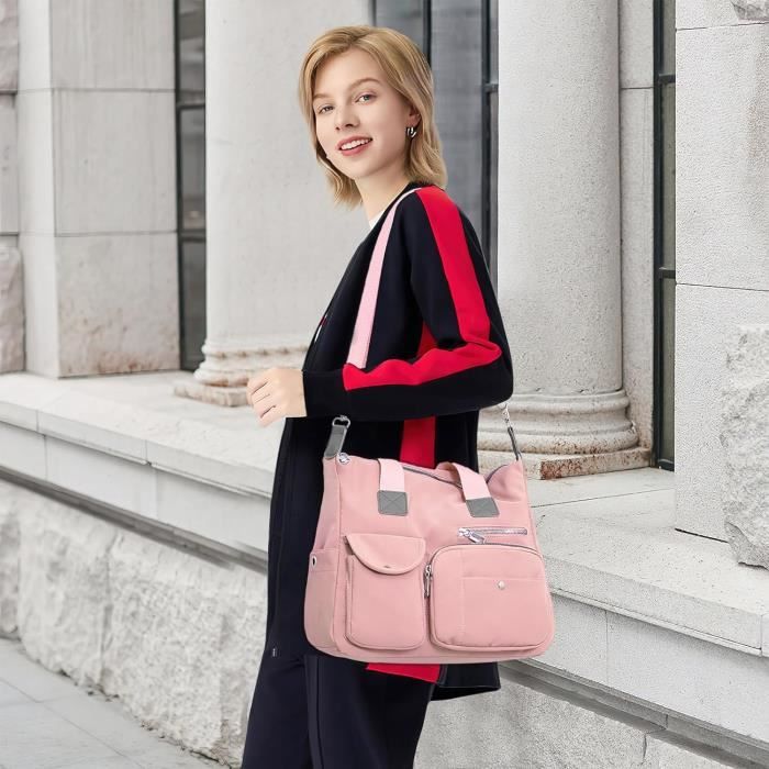 Mode Decontracte Sacs A Bandouliere Femmes Voyage Sac Bandouliere Crossbody Multi Poches Sac De Messager Travail Achats Mult u2743 Cdiscount Bagagerie Maroquinerie