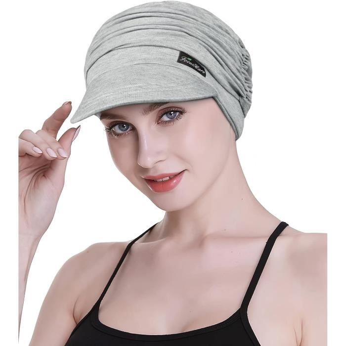 Bonnet Chimio En Coton Doux - Chapeau Confortable Pour Perte De Cheveux, Bandeau élégant Pour Femmes Sous Traitement