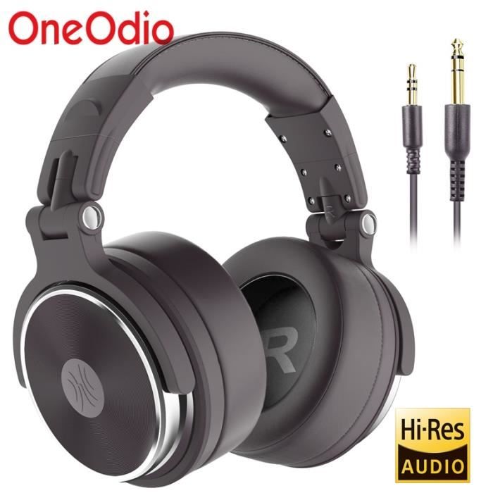 OneOdio ProC Bluetooth Casque sans Fil et Mode Filaire, 110 Heures  d'utilisation,Casque Audio avec Micro, Hi-RES Audio, Coussinets en  Protéines