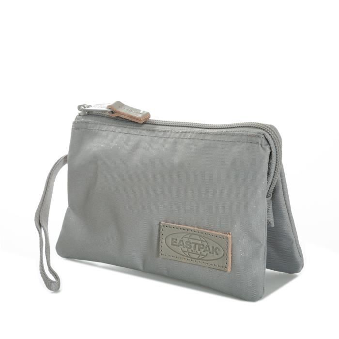 Trousse Eastpak India en gris argente Argente Cdiscount Bagagerie Maroquinerie