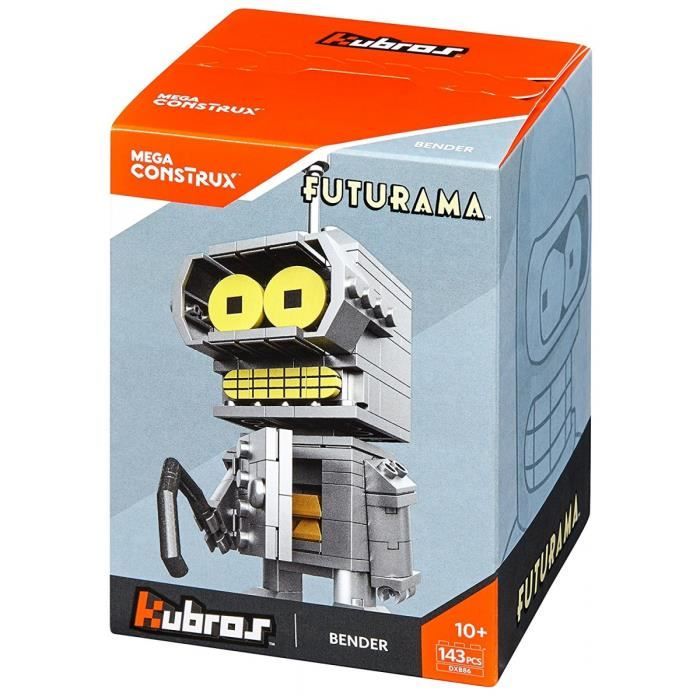 Mattel Futurama Jeu de construction Mega Construx Kubros Bender 14 cm Cdiscount Jeux Jouets