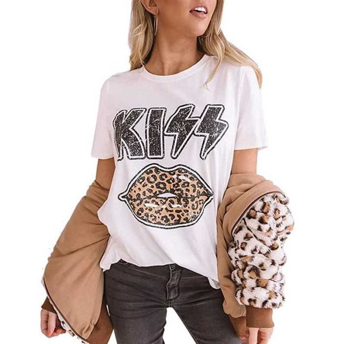 T shirt imprimé leopard femme store