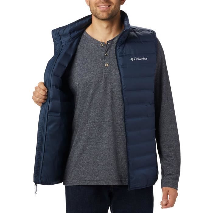 Veste sans manches Columbia Lake 22 pour homme Bleu Ideale pour le ski et les sports d hiver Bleu Cdiscount Sport