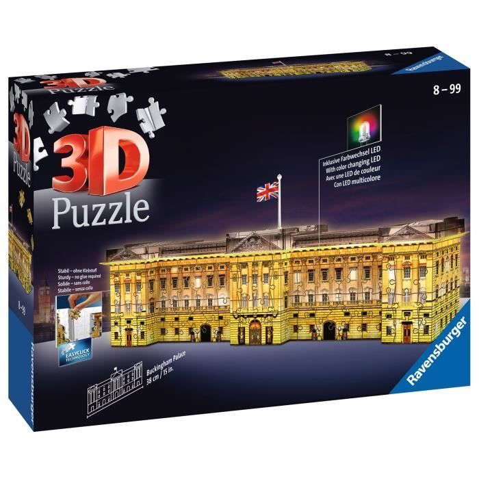 La reine des neiges 2 puzzle 3d ball 72 pieces illuminé - ravensburger - puzzle  enfant 3d sans colle - des 6 ans - La Poste