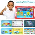 Tablette Enfants 8 Pouces,Octa Core,2GB RAM 32GB ROM,5G WiFi,HD 1280 * 800 IPS Screen,Contrôle Parental,Google certifié (Red)-2