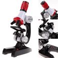 100 - 1200X Zoom Biologique Microscope Jouet Science de Biologie d'Enfant Jeux Scientifiques Éducatif Débutant Instruments Cadeau-2