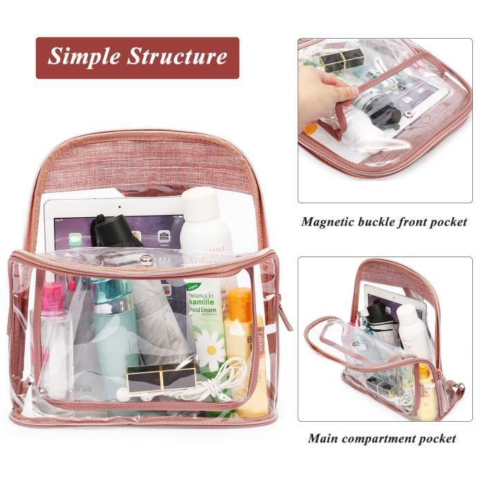 Cartable plastique transparent top