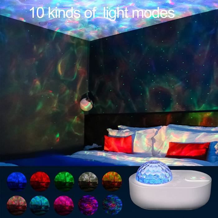 Projecteur Ciel Etoile, Projecteur Galaxie 10 Modes Éclairage Lumiere  Galaxie Plafond, LED Simulation des Vagues Océan avec L[O234] - Cdiscount  Puériculture & Eveil bébé