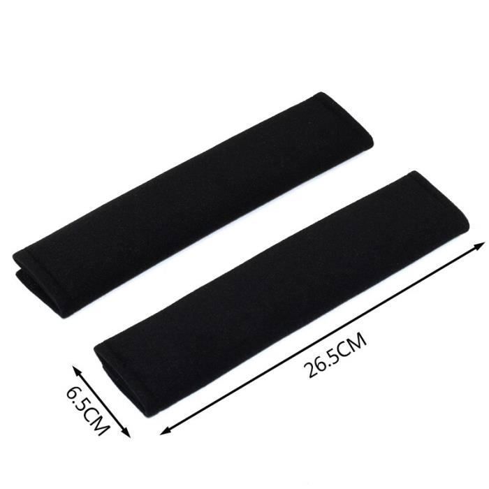 JianJunSuper 2 Pièces Coussin Protège Ceinture De Sécurité Voiture - Compatible Fiat 500