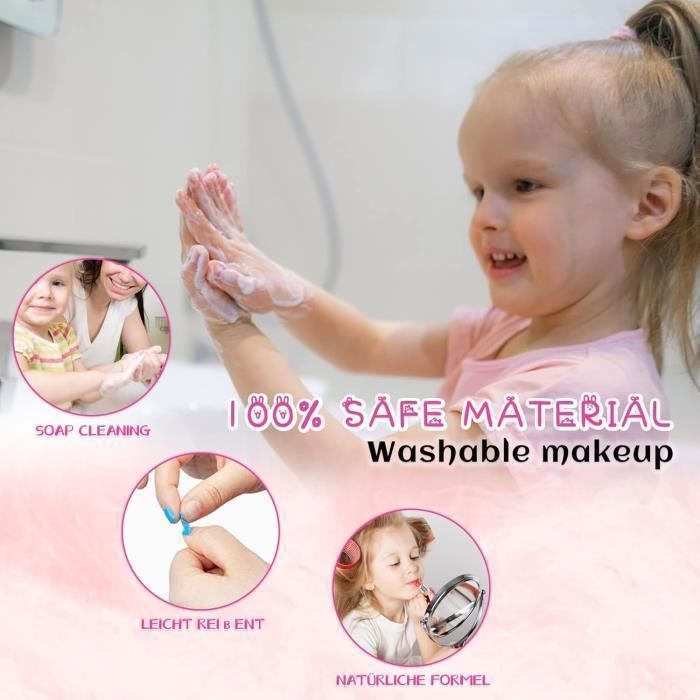 FLYBAY MAQUILLAGE ENFANT Jouet Filles, Lavable Malette Maquillage Jouet Filles Lavable Malette Maquillage 389018652673