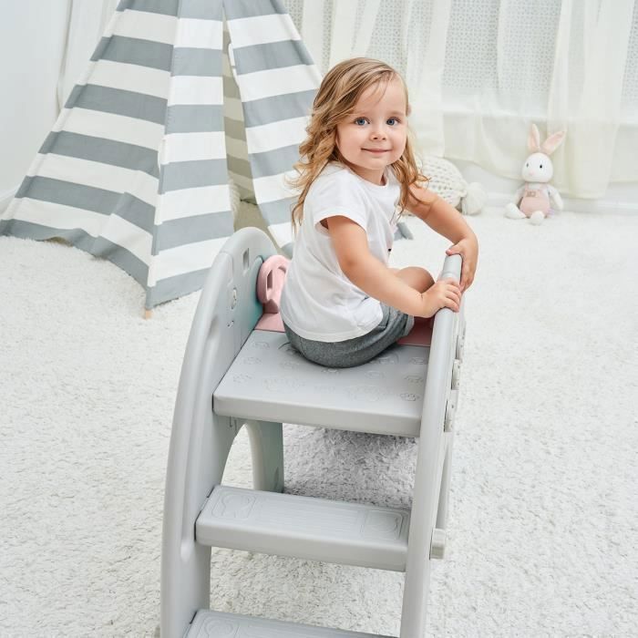 Balancoire Bebe Aire De Jeux BABY VIVO Toboggan Enfant