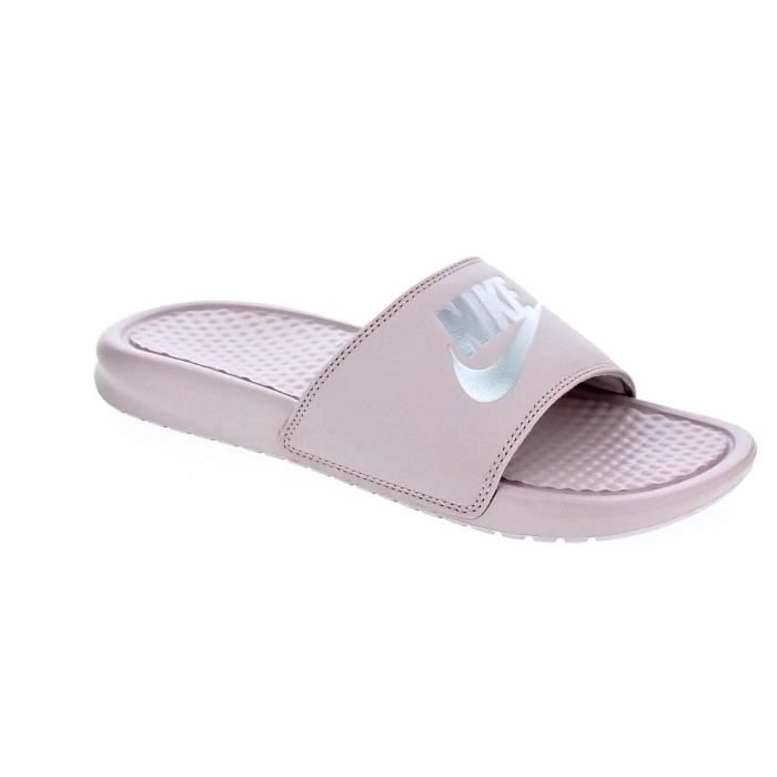 Tongs Nike Benassi Femme Rose Cdiscount Sport