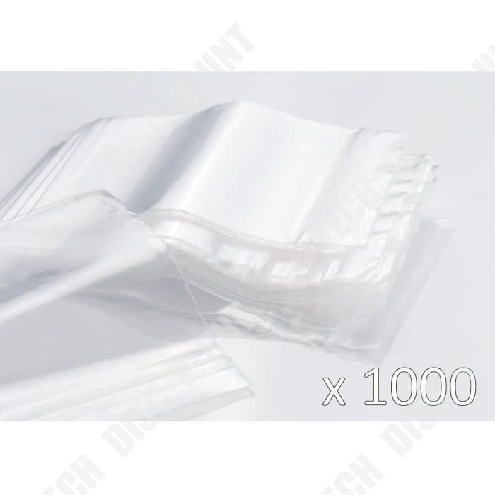 sachets zip lock 40x60 mm / Carton de 1000 pièces - 50 microns / sachets  refermables