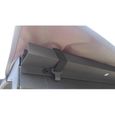 Bâche pour carport aluminium toit 1/2 rond gris anthracite 280gr/m2 Habrita Foresta Gris-3