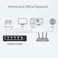 TP-Link Switch Ethernet (LS105G) Gigabit 5 ports RJ45 metallique 10/100/1000 Mbps, Idéal pour étendre le réseau câblé pour les PME e-3