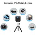 ExquizOn S6 Mini Vidéoprojecteur Cube DLP 1080P Sans Fil Support HD Pico Wifi Batterie Intégrée Compatible avec HDMI Micro Carte SD-3